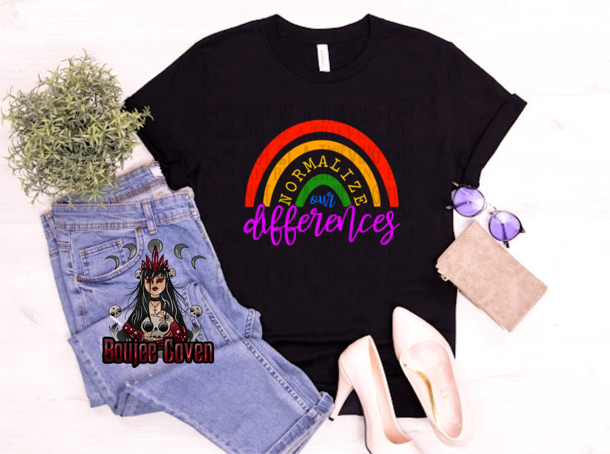 Normalize our differences