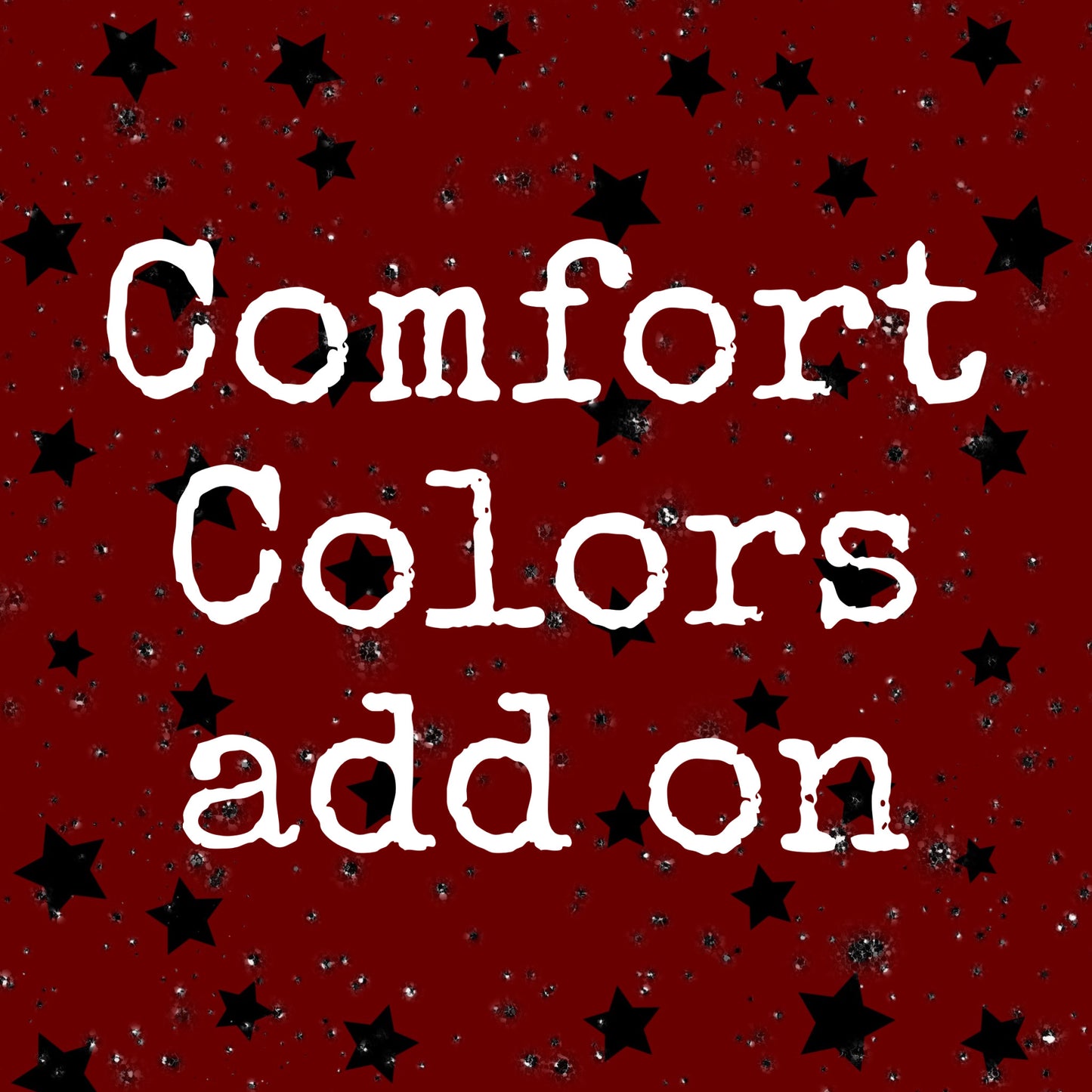 Add on Comfort Colors