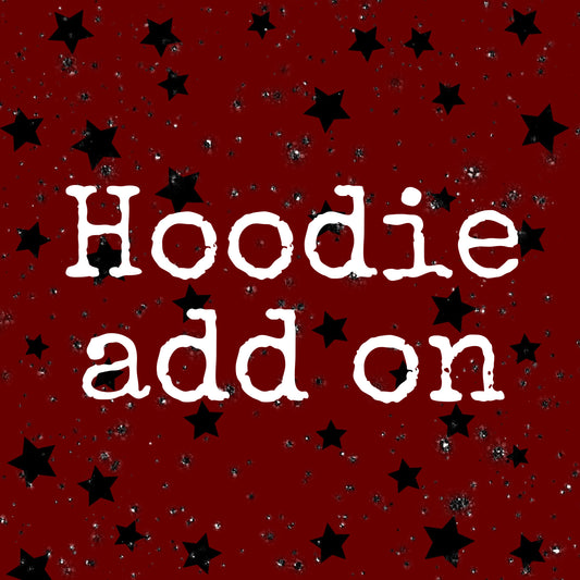 Hoodie add on Bella Canvas Fleece